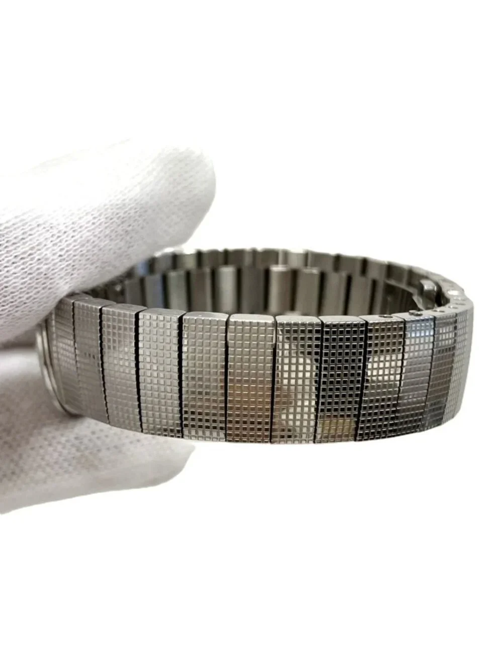 Dior Rado la Baby Day Watch SS Quartz Silver Shell Dial
